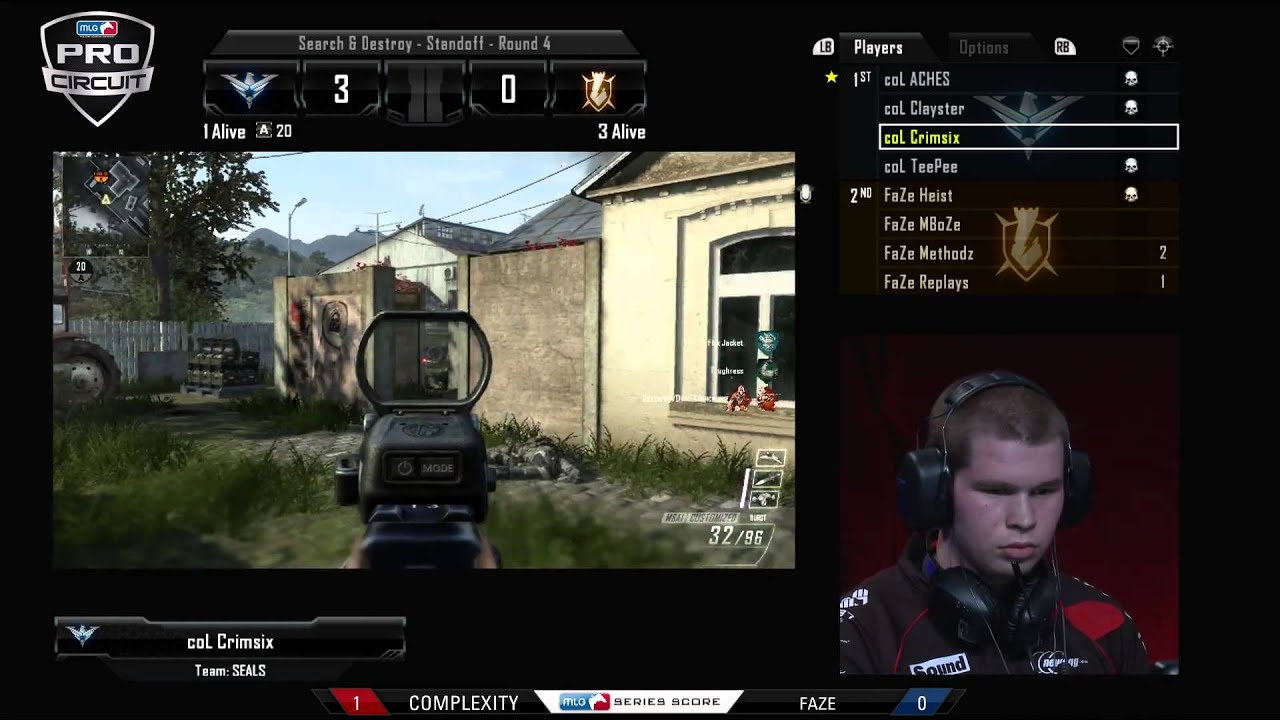 Faze vs compLexity - Game 2 - CWR2 - MLG Anaheim 2013