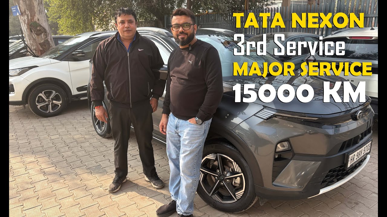 Tata Nexon 15,000 KM Third Service Review | Full Cost, Issues & Experience!! Detailed Video