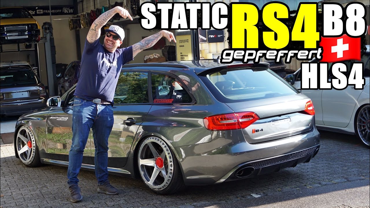 RS4 B8/8K mit gepfeffert V3 & HLS4 Dropkit