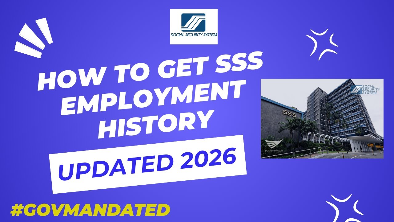 HOW TO GET SSS EMPLOYMENT HISTORY 2026 | PAANO KUMUHA NG SSS EMPLOYMENT HISTORY FOR 2026