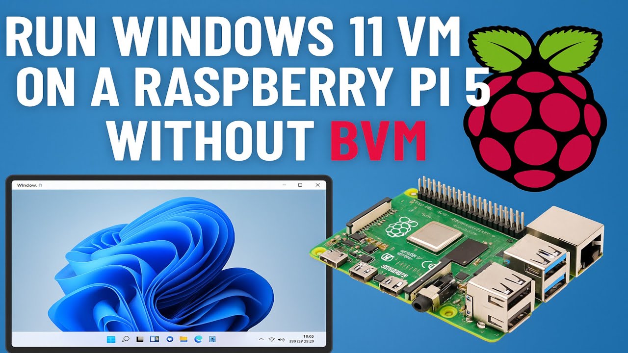 Создайте полноценную виртуальную машину Windows 11 на виртуальной машине Raspberry Pi, не использ...