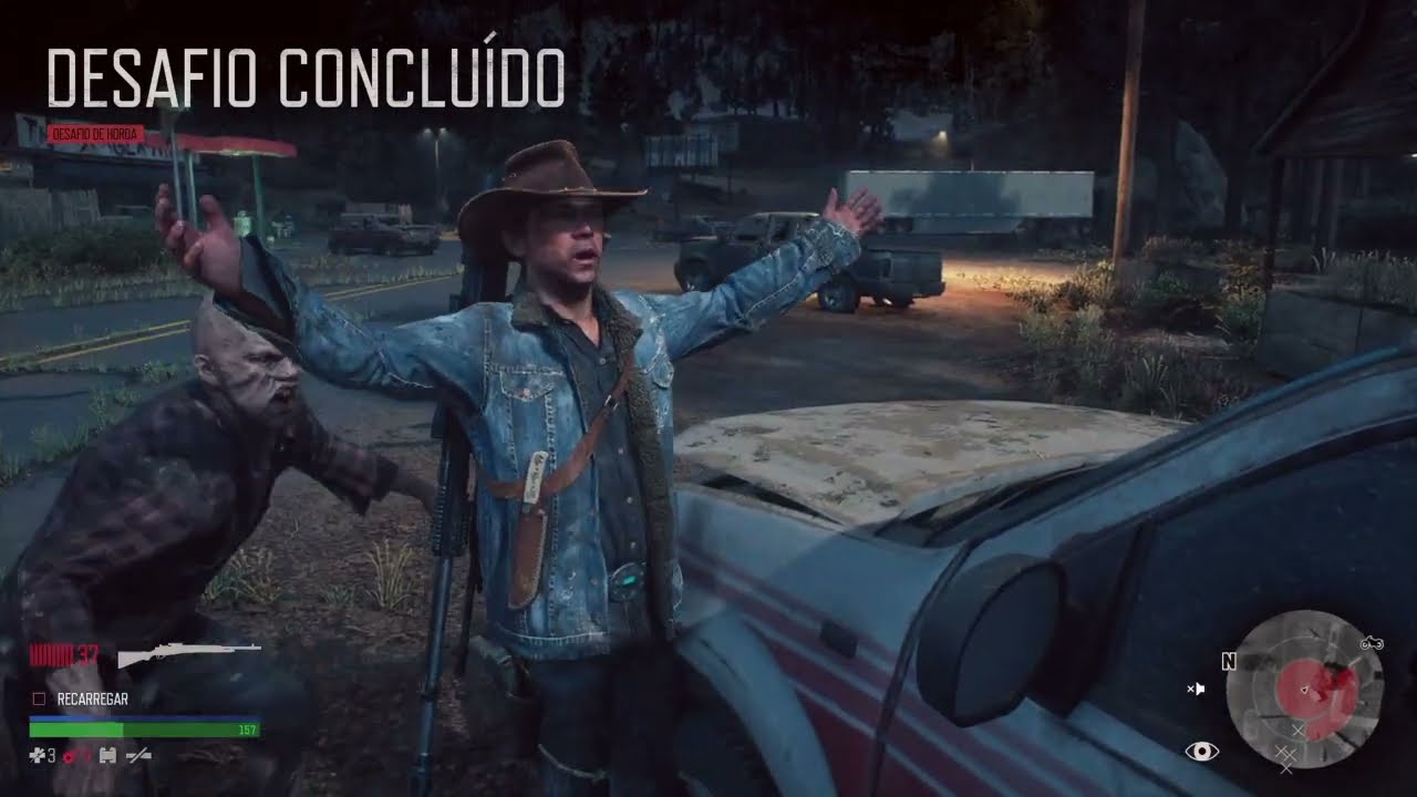 Days Gone Desafio MATE A HORDA 