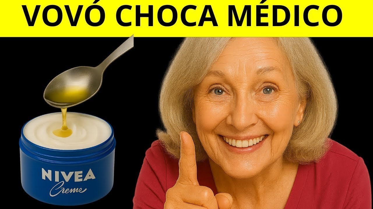 MISTUREI NO CREME NIVEA E PAREI DE ENVELHECER - ESTICA RUGAS!