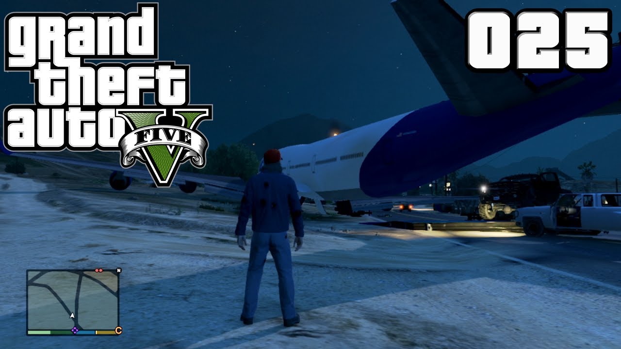 GTA 5 (GTA V) #025 - Jumbo Jet/Fail 2 | Let's Play Grand Theft Auto V
