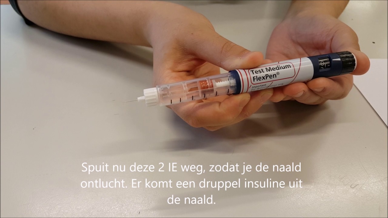 Instructiefilm: Insuline toedienen met een insulinepen (schoolopdracht)