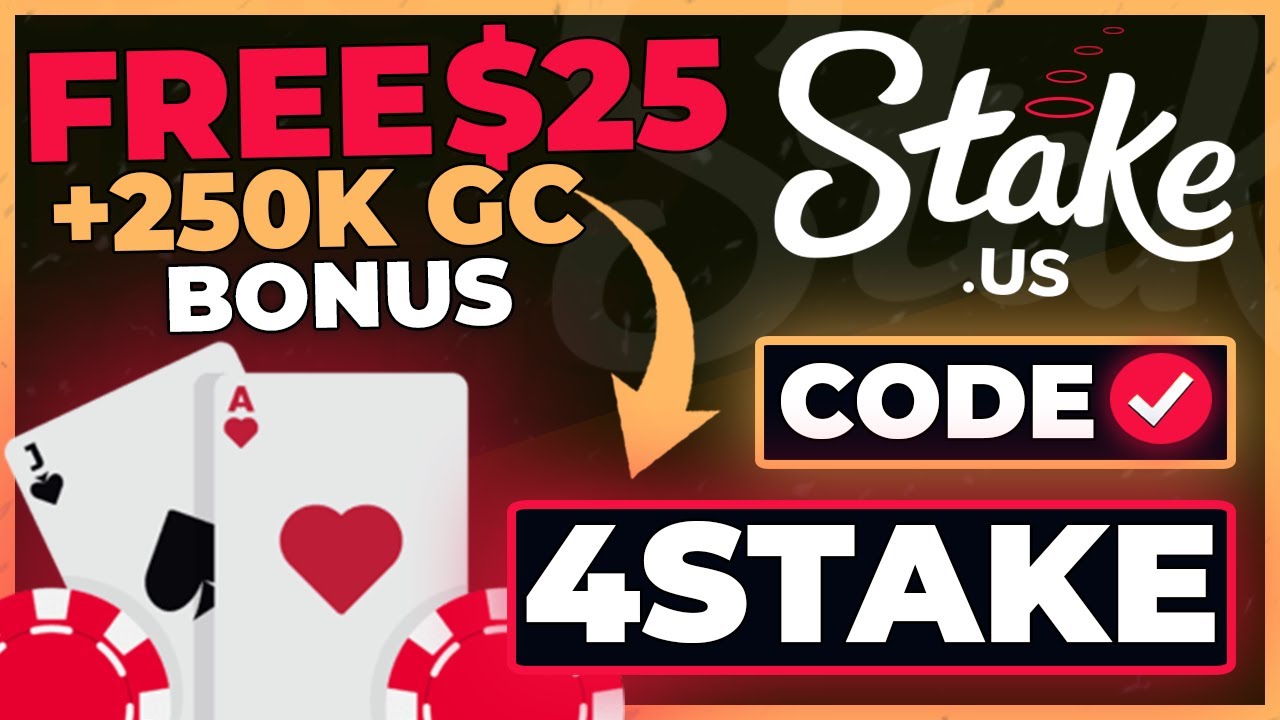 Stake US Promo Code 4STAKE: Welcome $25 Stake Cash + 250K Gold Coins (NEW Stake US Bonus Code 2026)