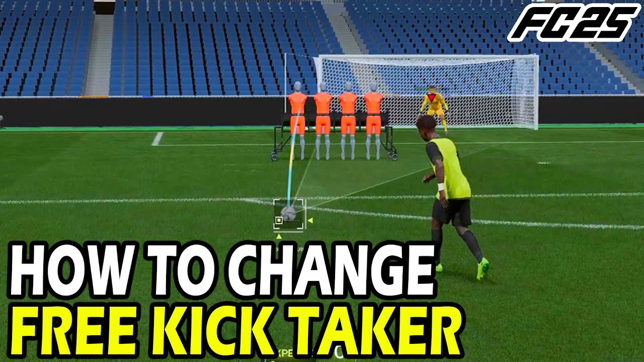 Как сменить исполнителя штрафного удара в EA FC 25