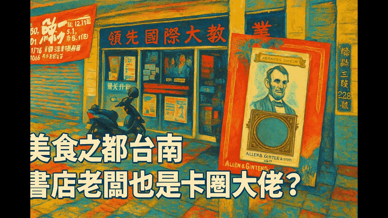 【D-Chase 探店 ep.6】台南必逛球員卡店｜書局老闆其實是卡圈大佬？領先書局探店