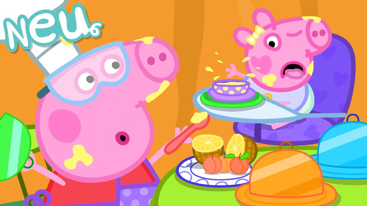 Peppa-Wutz-Geschichten 🍼 Babynahrung 🥣 Videos für Kinder