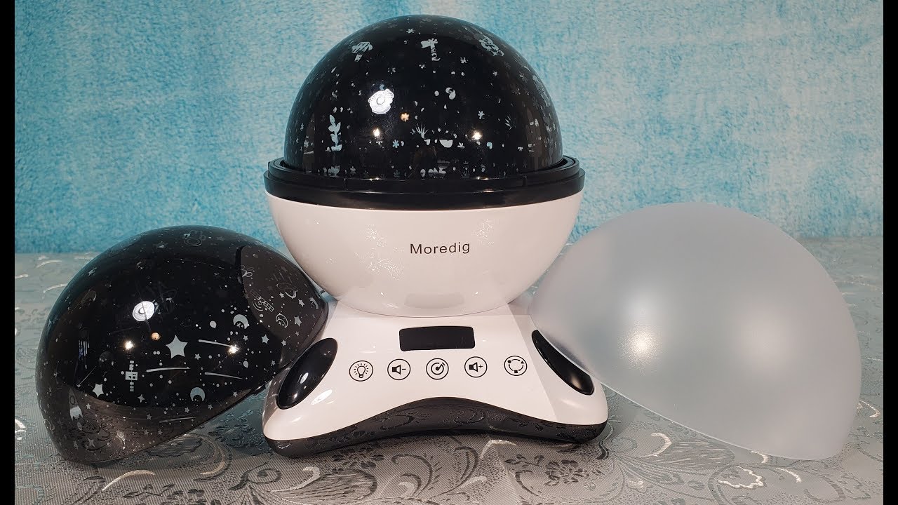 Moredig Night Light Projector With Soothing Music