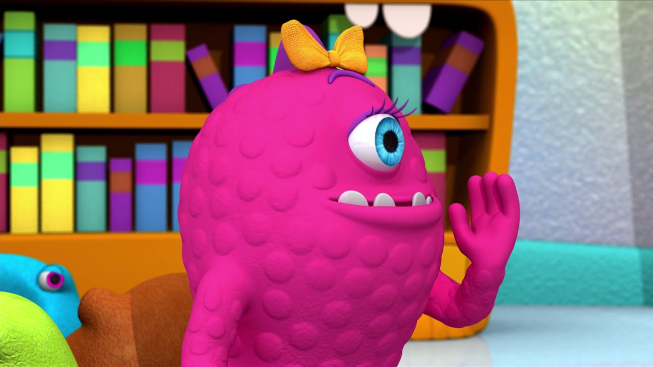 Monster Math Squad 108 - Big Burp Monster at the Library | Math Videos For Kids | HD | Learn Math