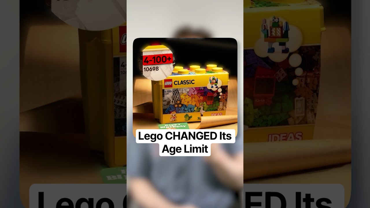 LEGO ИЗМЕНИЛИ возрастные ограничения