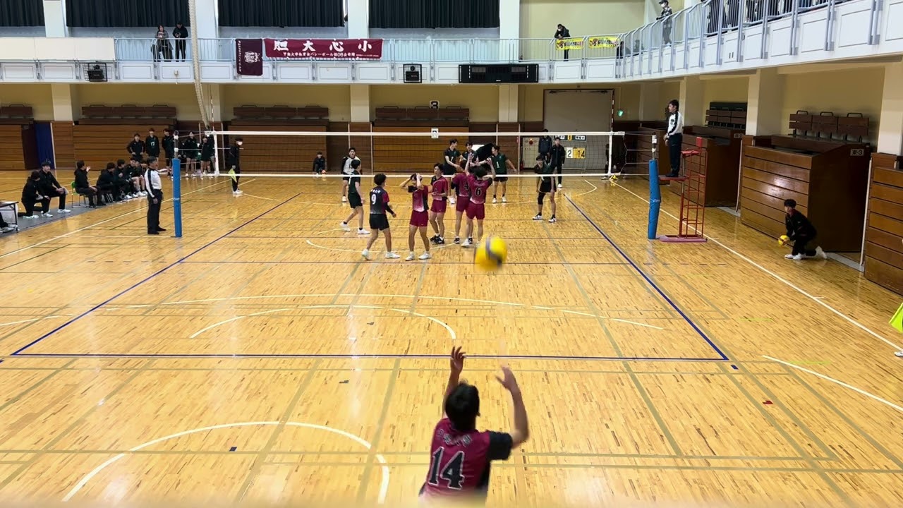 2024  全日本インカレ 甲南大vs専修大 2セット目　#甲斐優斗　#川越有心