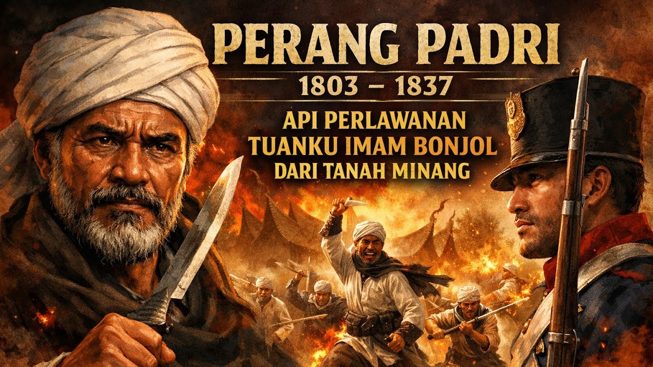 Perang Padri 1803&ndash;1837: Api Perlawanan Tuanku Imam Bonjol dari Tanah Minang