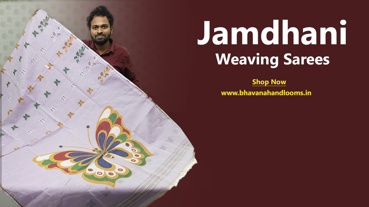 Weekend Special Jamdhani Weaving Sarees | Free Shipping | Mana Handloom Sarees