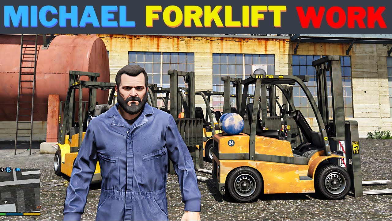 Gta 5 forklift | forklift mission in gta 5 | Scouting the Port