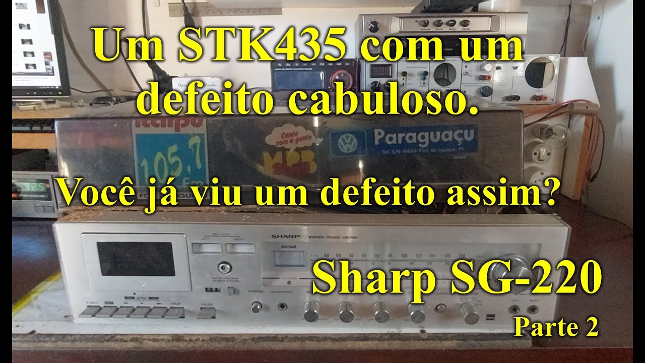 Um STK435 com um defeito nunca visto, quase deu recuperação.