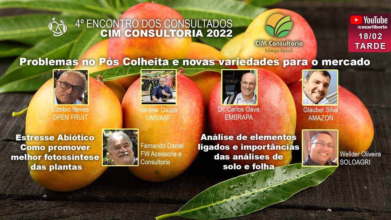 PROBLEMAS NO PÓS COLHEITA / ESTRESSE ABIÓTICO E ANÁLISE DE ELEMENTOS