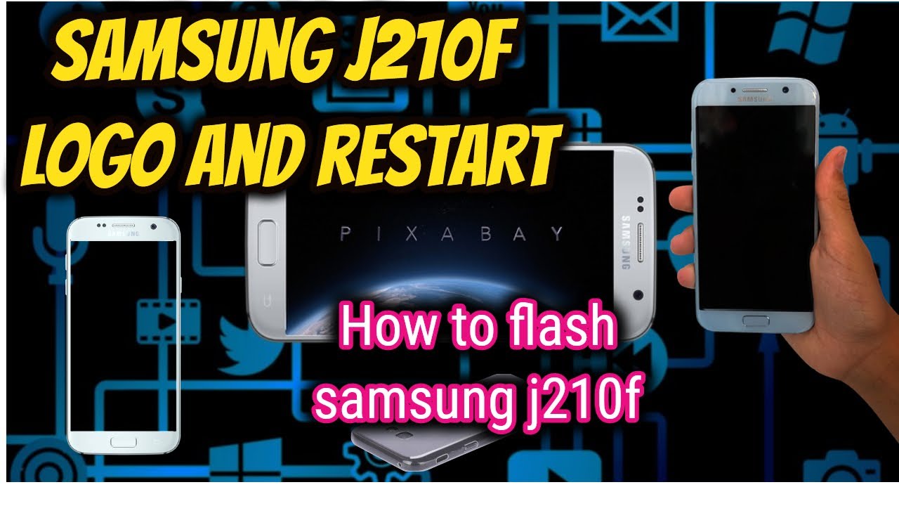 Samsung j210f logo restart 100% tested solution | How to flash Samsung j210f