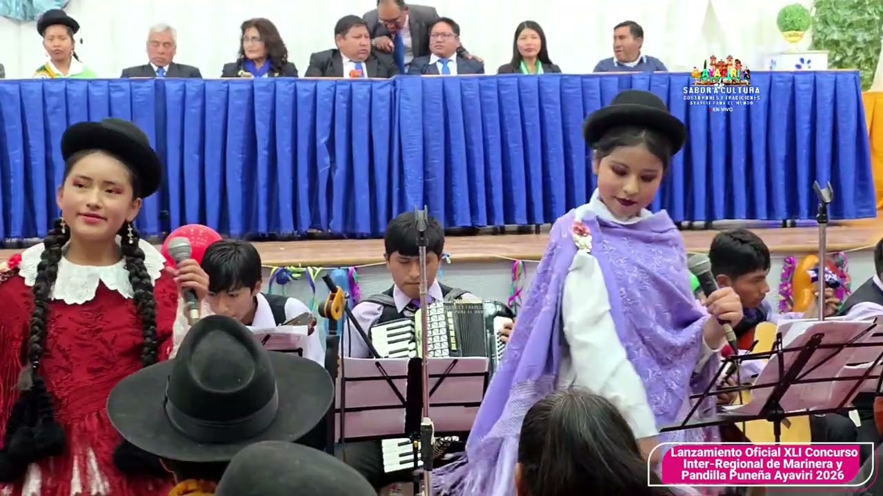 LANZAMIENTO OFICIAL DEL XLI CONCURSO INTER-REGIONAL DE MARINERA Y PANDILLA PUNEÑA AYAVIRI 2026