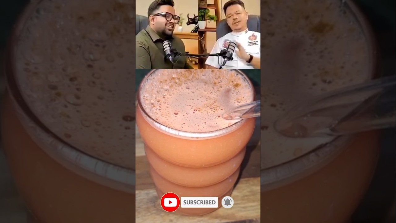 chef ravi michael Healthy Carrot Drink for winters immunity boosting 