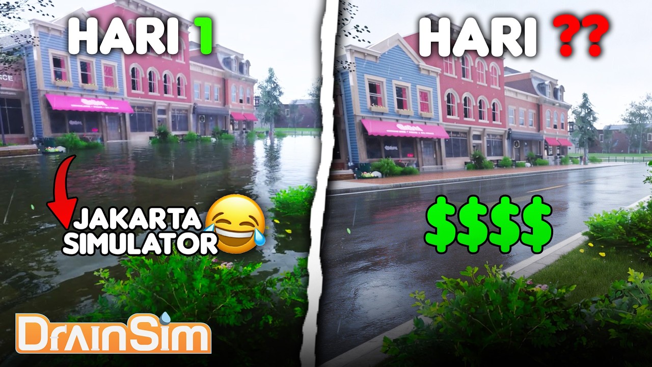 NYOBAIN BANJIR JAKARTA SIMULATOR - DRAINSIM