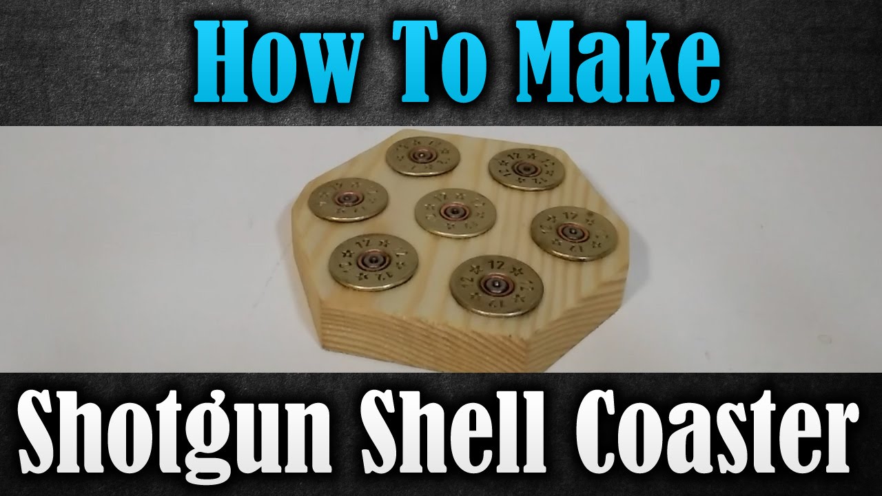 Creative Idea for Shotgun Shell | How to make a Shotgun Shell Coaster