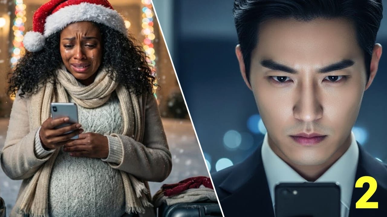 Pregnant Black Wife Kicked Out On Christmas By In-laws, Mistakenly Texts Korean Mafia Boss For Help