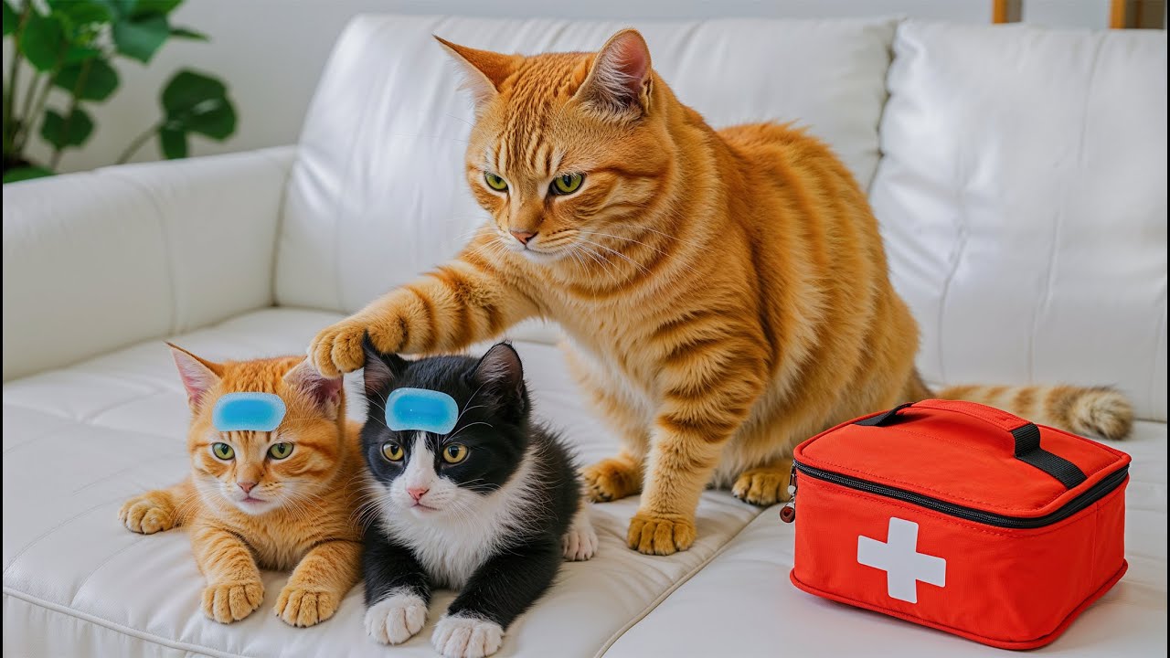 Mama Cat Take Care Of Sick Kittens Back to Health 😿❤️ &ndash; Heartwarming Home Cat Story 🐱❤️#cat #cute