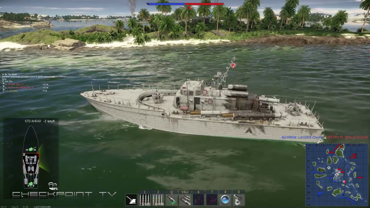 War Thunder PT-15 Type 11 Japanese motor torpedo boat Rank II In Combat
