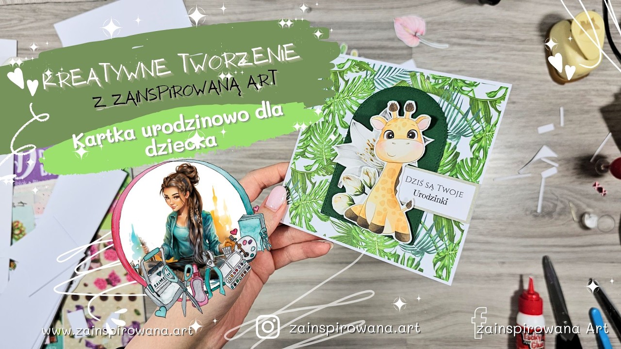 Inspiracja na kartkę urodzinową dla dziecka |