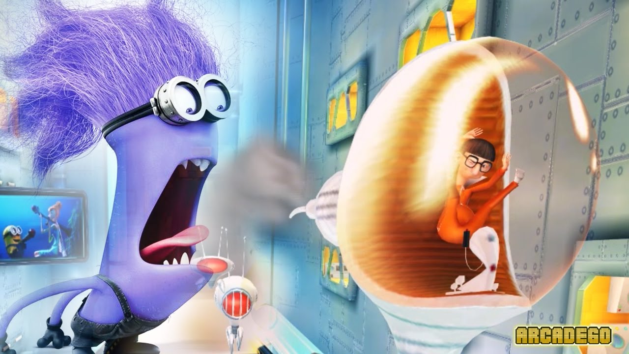 Despicable Me 2: Minion Rush Vampire Minion Battle Gru's Lab Vector Boss