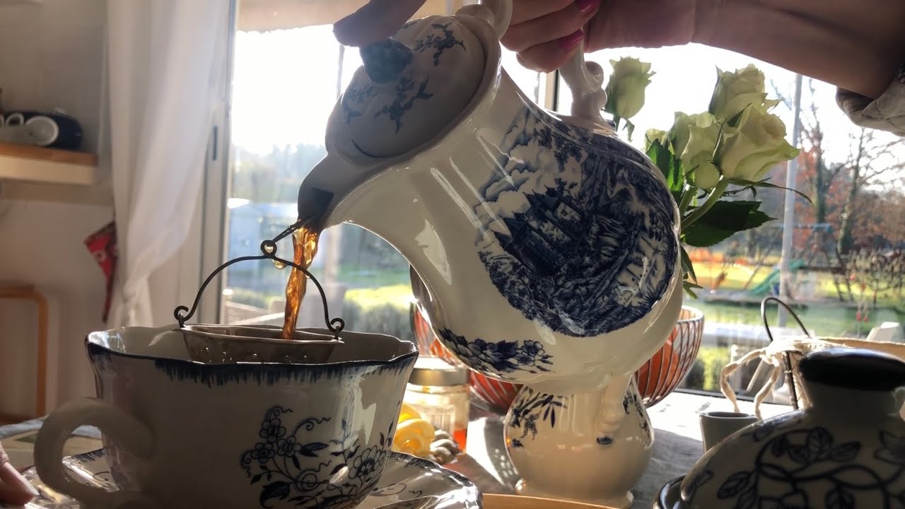 Французский завтрак . Чаепитие с подругами ☕️. Сервировка рождественского стола 🎄