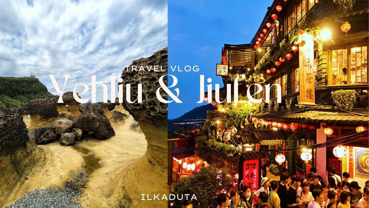 Танцующие скалы и сияющие фонари | Влог из Йеллю и Цзюфэнь