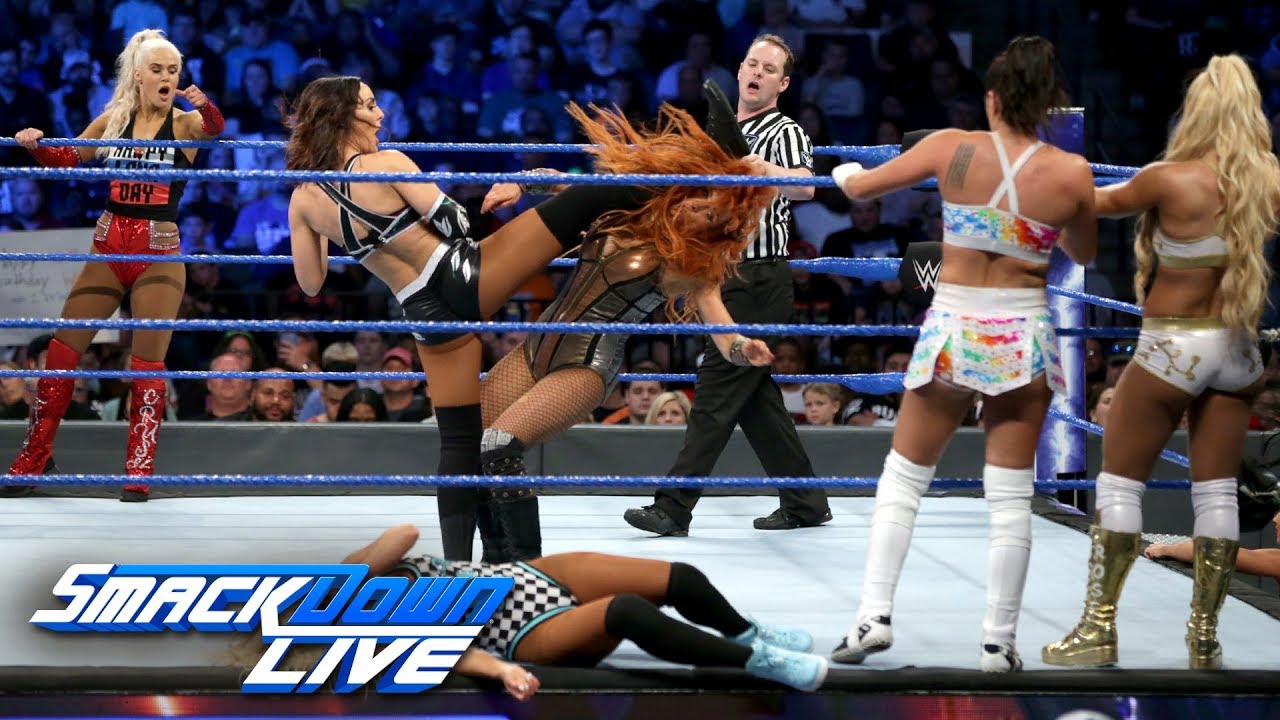 Ten-Woman Tag Team Match: SmackDown LIVE, June 12, 2018