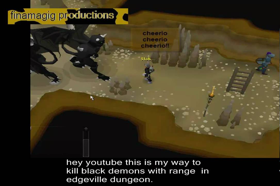 runescape-ranging black demons guide(edgeville, safespotting).mp4