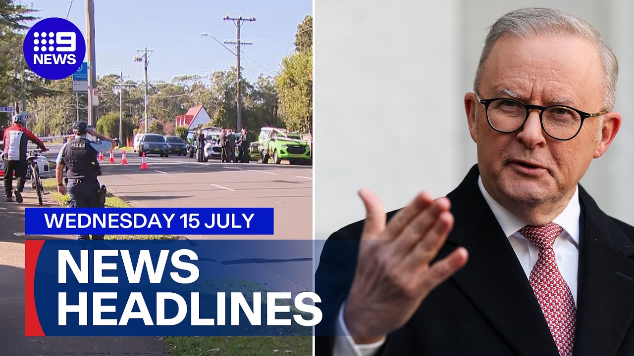 Man shot dead on Sydney street; Prime Minister to announce national AI blueprint | 9 News Australia