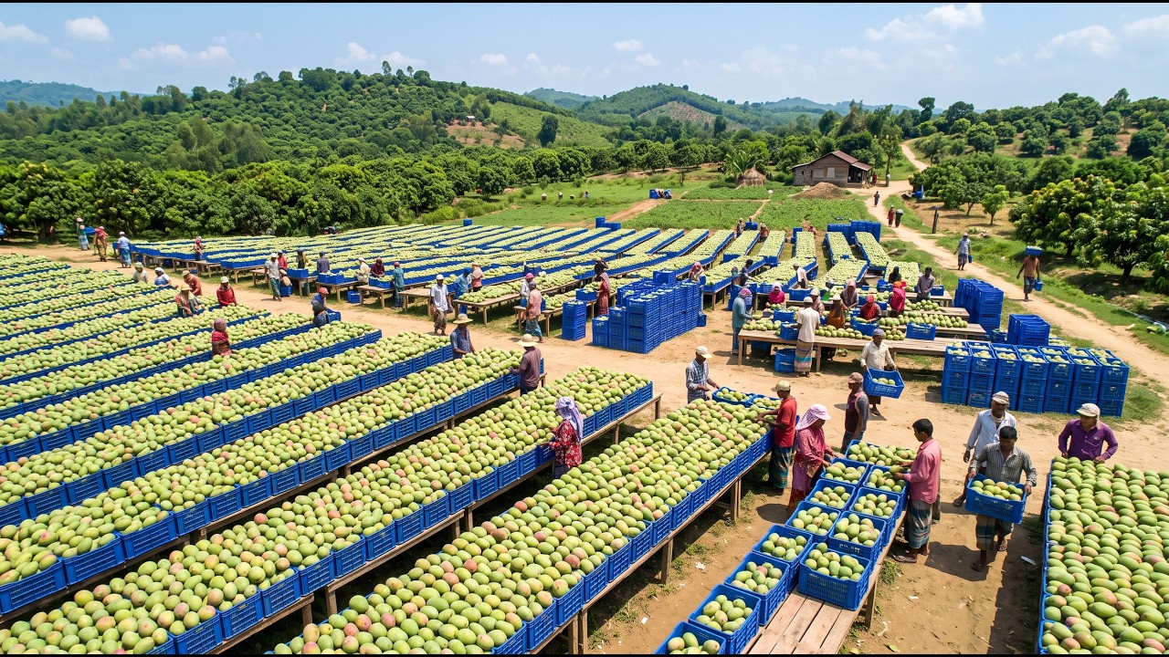 The Journey of 55 Million Tons of Mangoes: The Industrial Process That Is Changing the World!