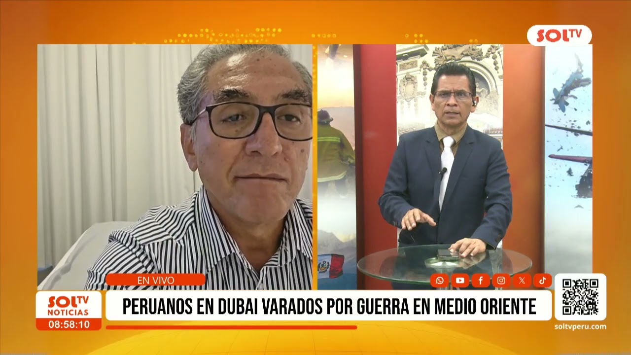 Nacional: peruanos en Dubai varados por guerra en medio oriente