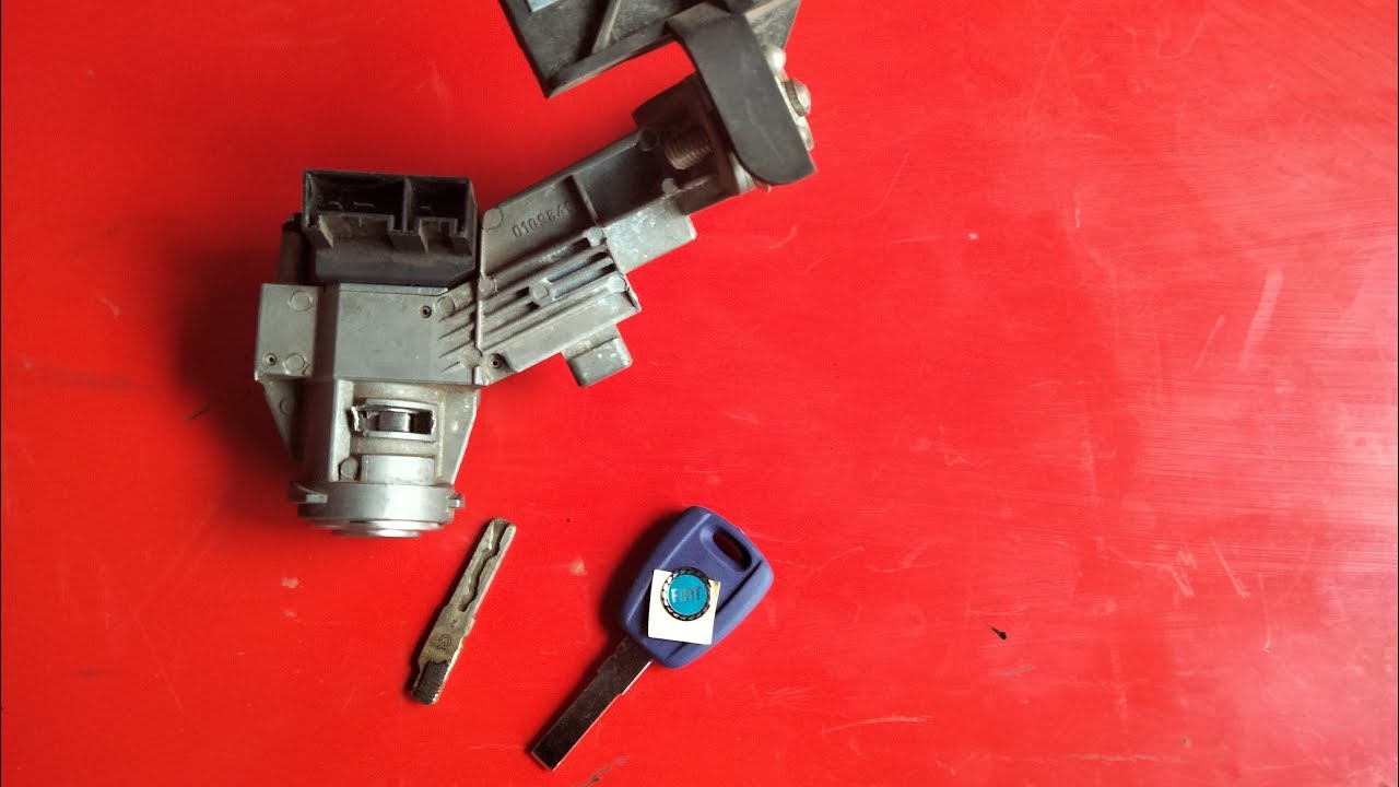 Fiat Linea lock repair and lost aad biting key#
