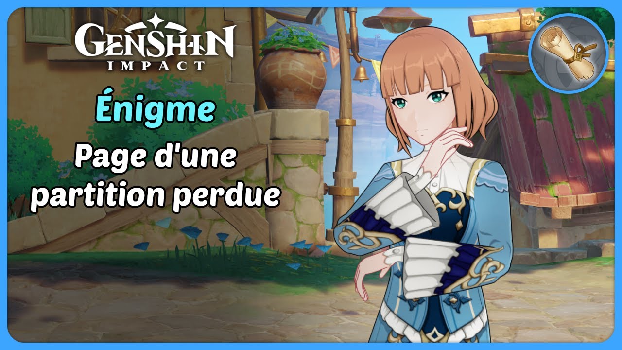 Énigme | Page d'une partition perdue (« L'étranger volant ») | Genshin Impact
