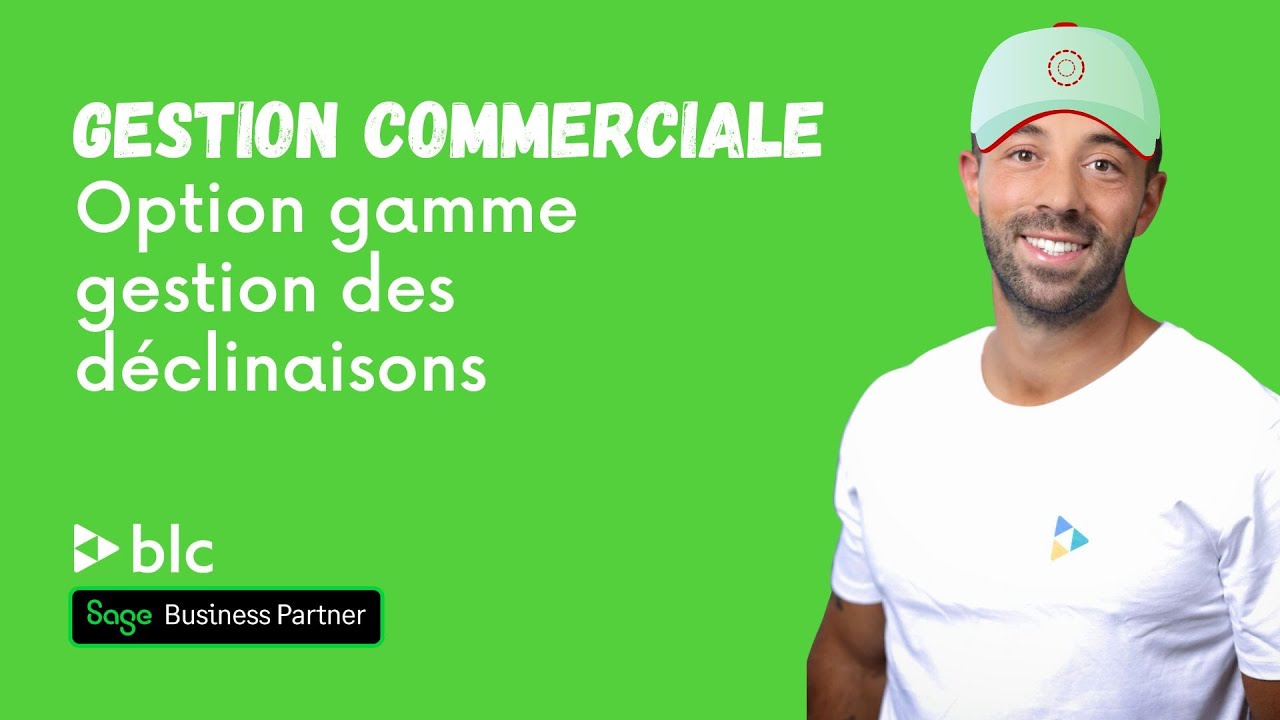 Gestion Commerciale  - Option Gamme - Gestion des déclinaisons