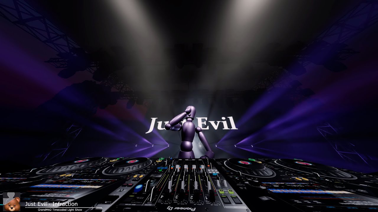 Just Evil · Infraction , GrandMA2 Timecoded Light Show 2024