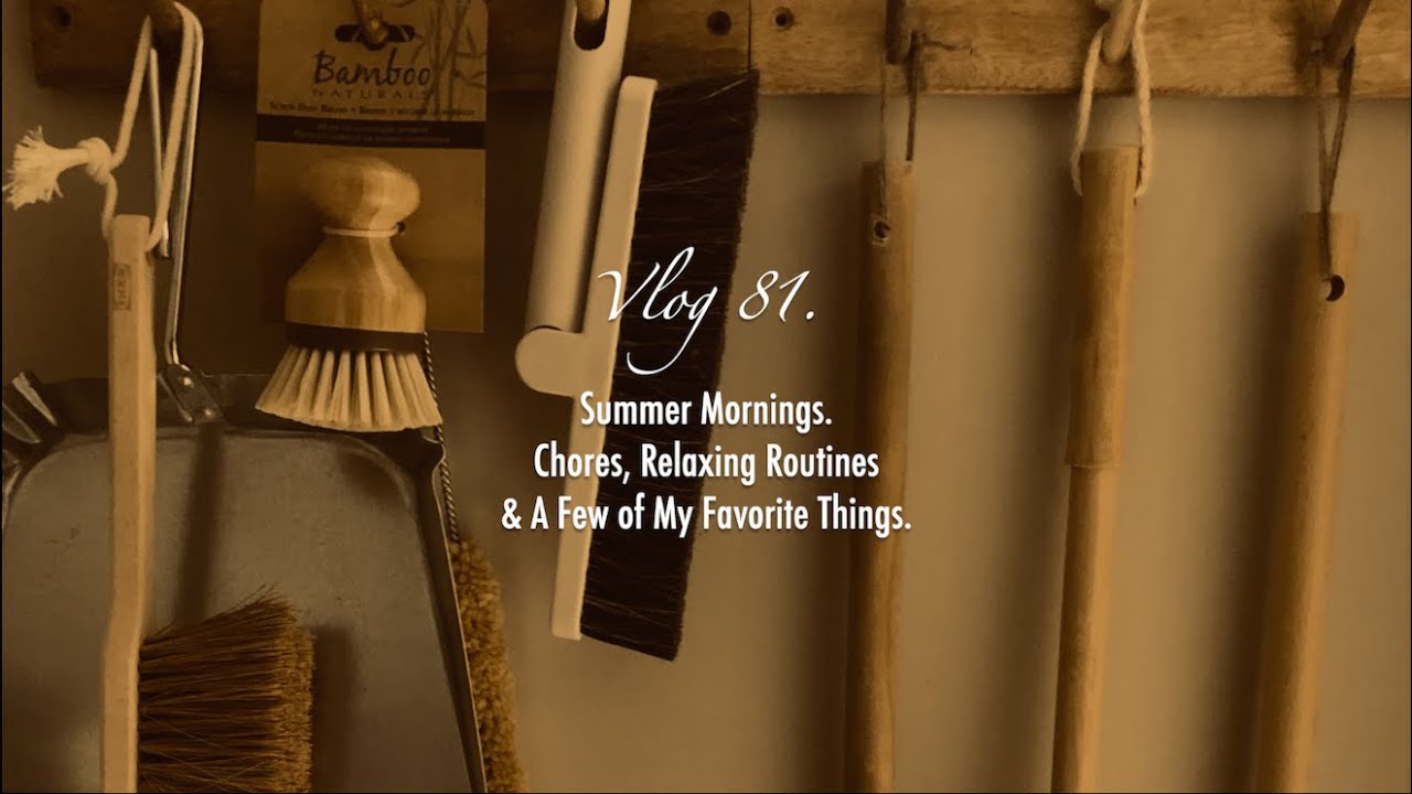 [No Music] Slow Living ~ Morning Chores & Relaxing Routines. #ASMR Life Vlog.