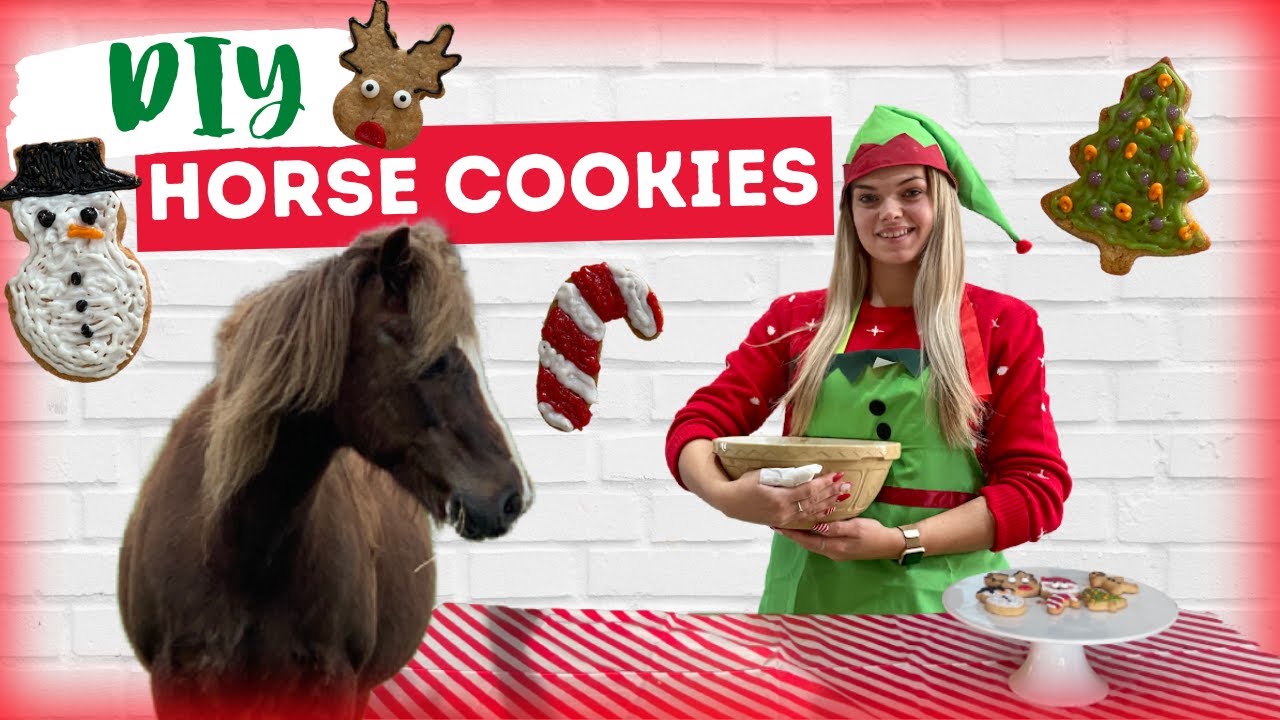 DIY HORSE CHRISTMAS COOKIES | VLOGMAS DAY 7