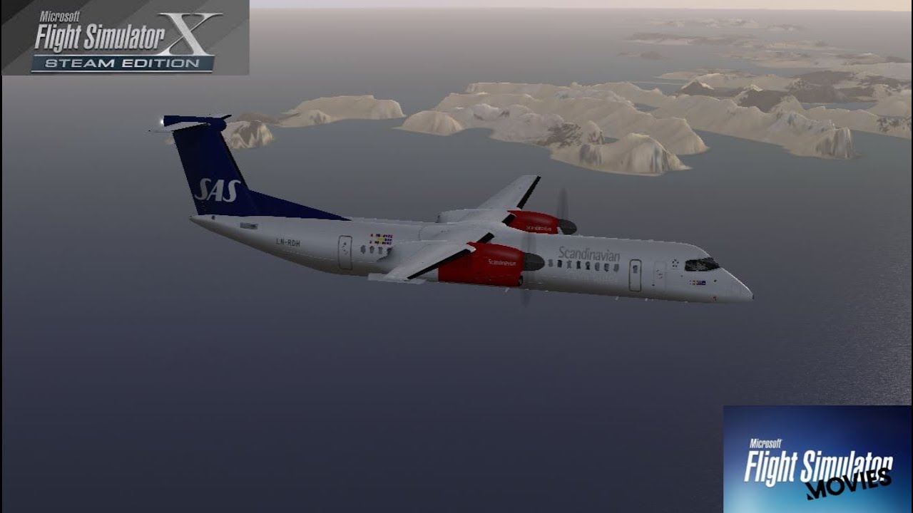 [ FSX SE - IVAO ] Vol entre Oslo et Reykjavik en Dash8 q400 SAS.