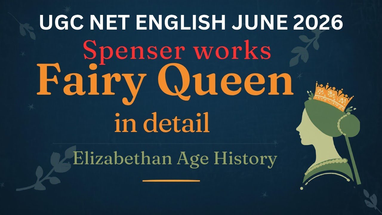 UGC NET ENGLISH JUNE 2026 👉DAY 8 Engish Literature classes #Elizabetha age@EDUMUST 