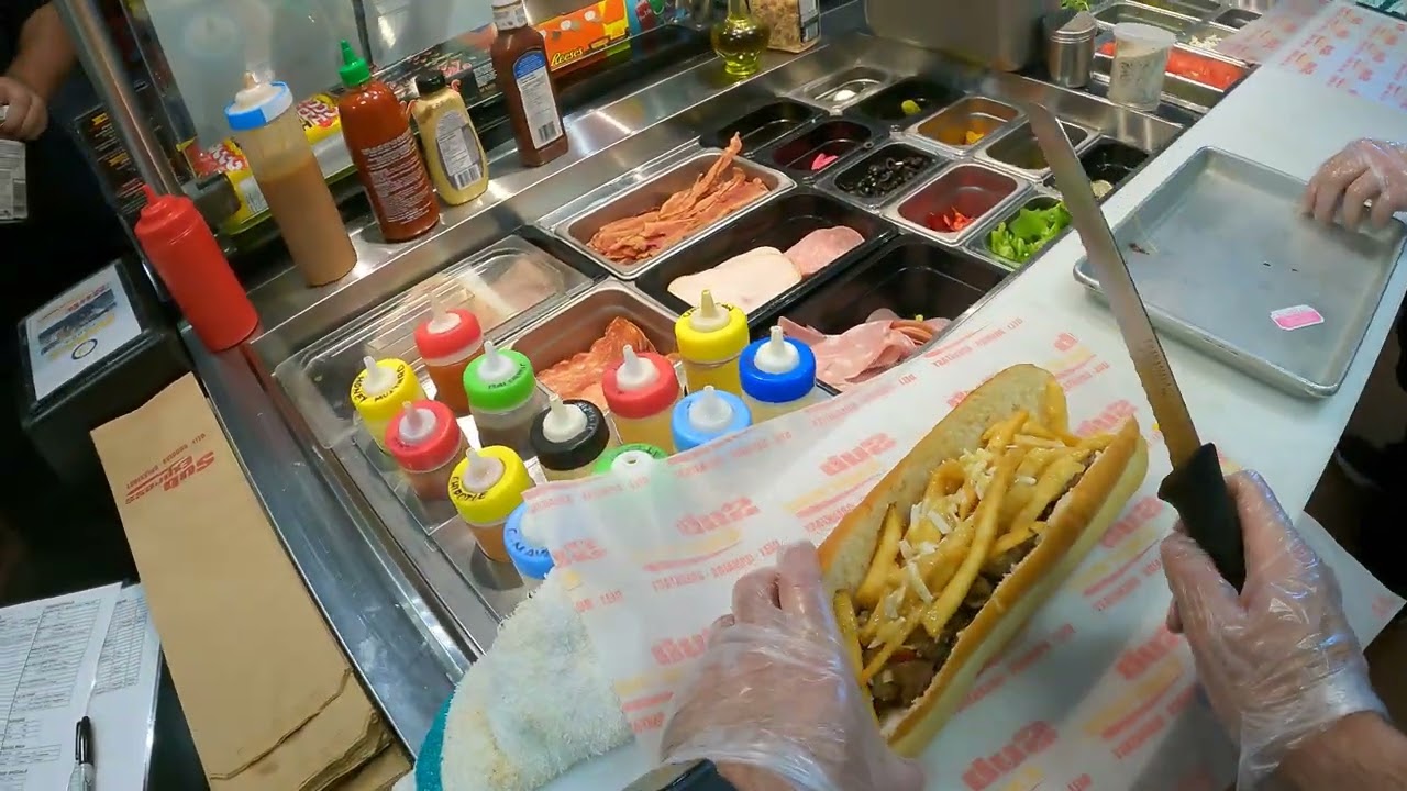 Restaurant filmed from a unique perspective - Inside POV (Point of view) of Sub Express - Part 2