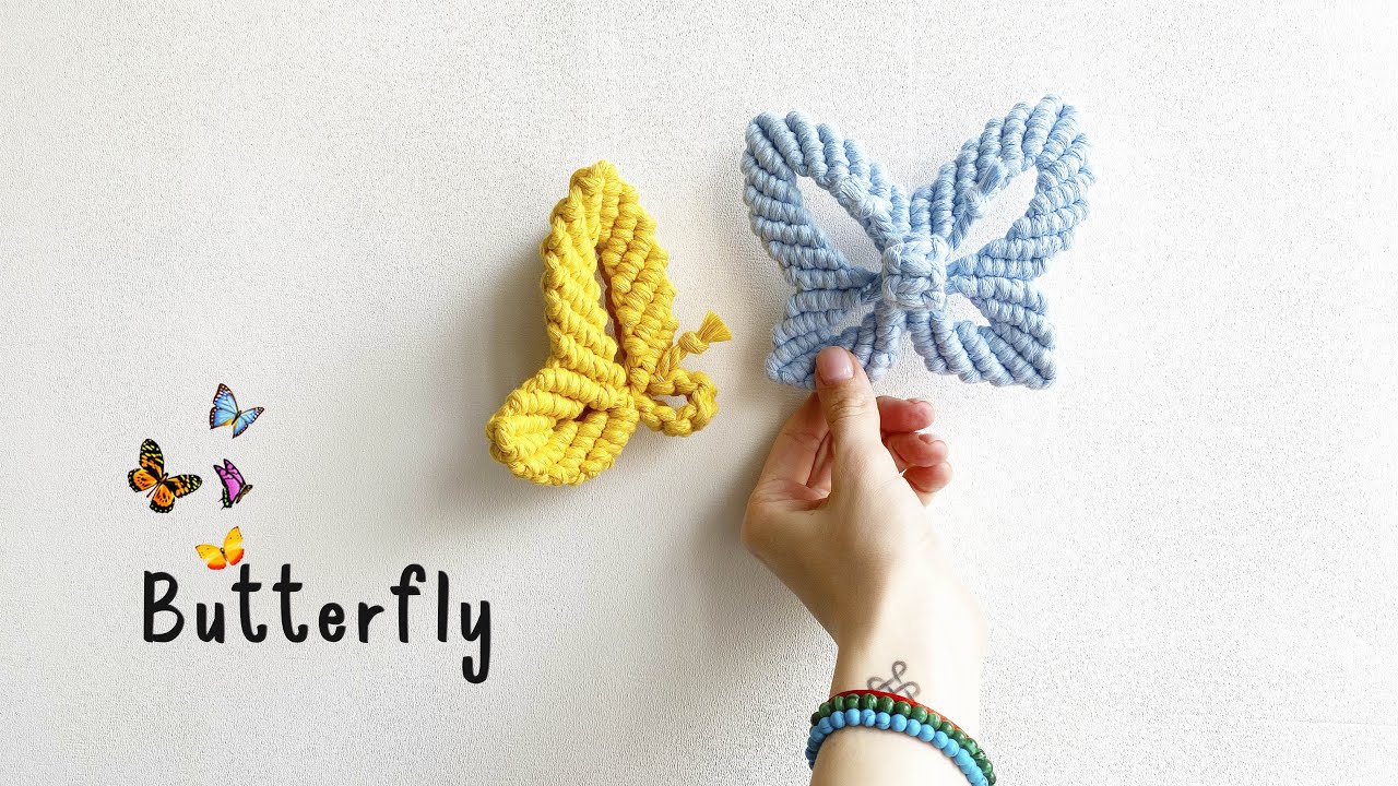 How To Macrame Butterfly 🦋