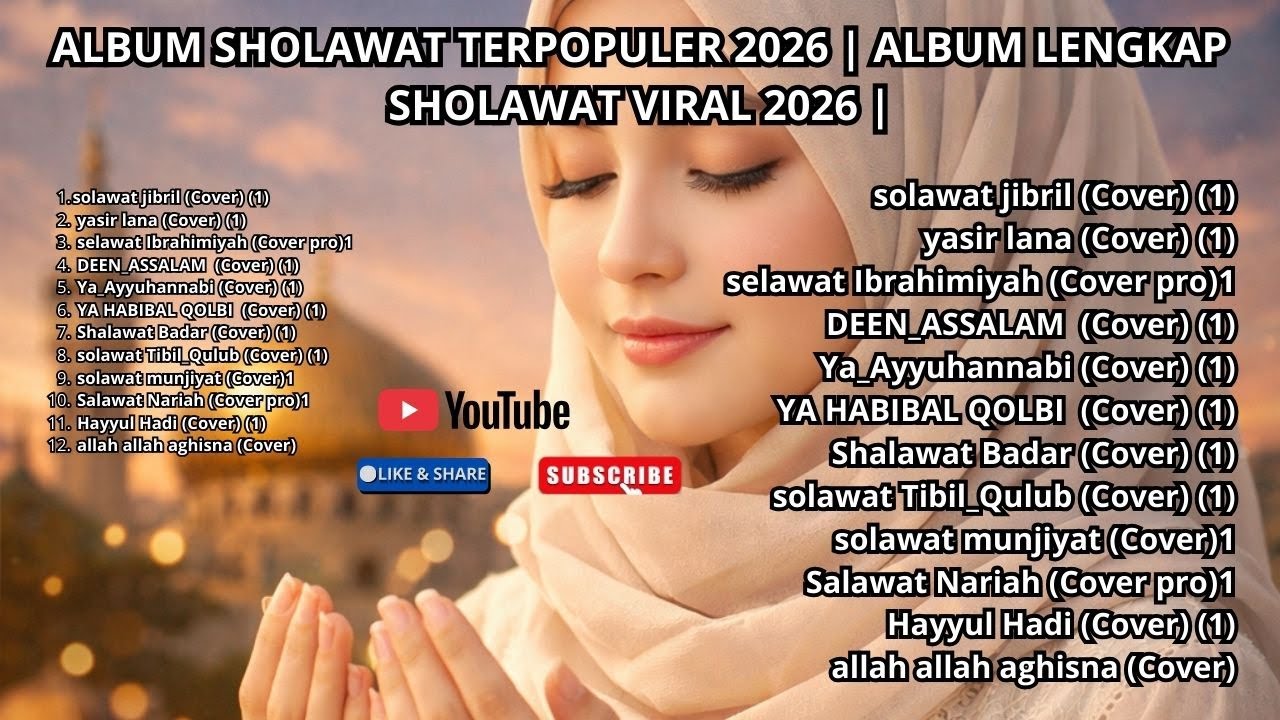 KUMPULAN SHOLAWAT VIRAL TERBARU 2026 | Adem, Merdu & Menenangkan Hati | FULL ALBUM SHOLAWAT
